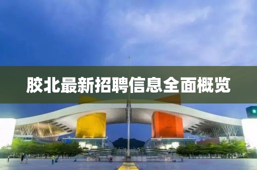 膠北最新招聘信息全面概覽