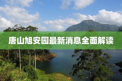 唐山旭安園最新消息全面解讀