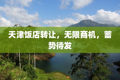 天津飯店轉(zhuǎn)讓，無限商機，蓄勢待發(fā)