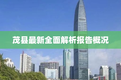 茂縣最新全面解析報(bào)告概況