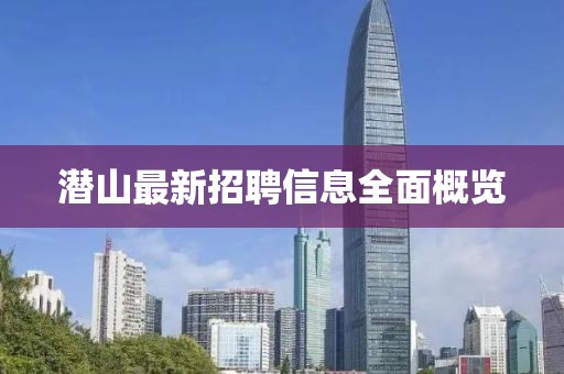 潛山最新招聘信息全面概覽