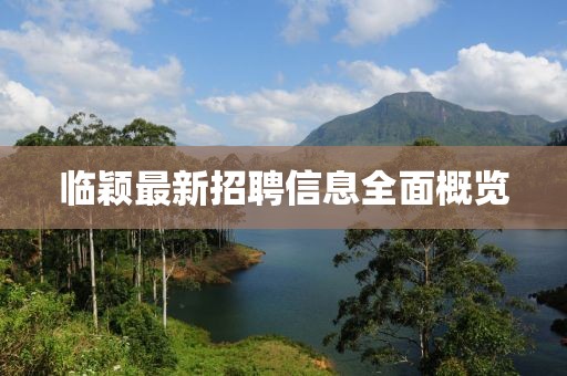 臨穎最新招聘信息全面概覽