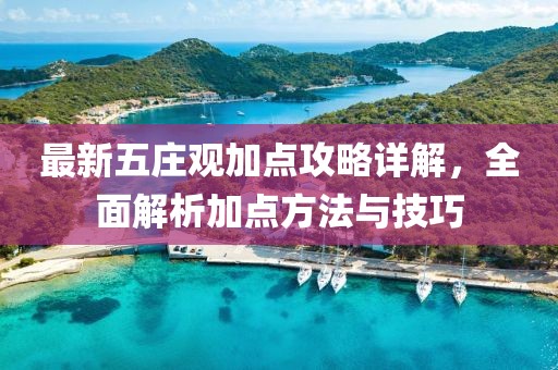 最新五莊觀加點攻略詳解，全面解析加點方法與技巧
