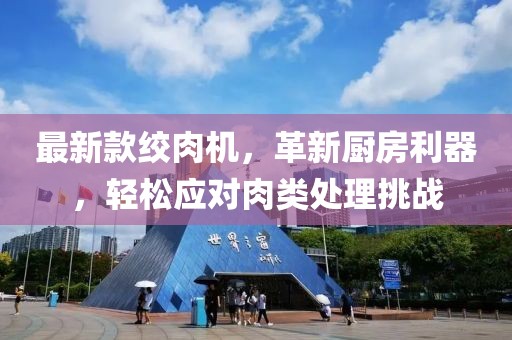 最新款絞肉機(jī)，革新廚房利器，輕松應(yīng)對肉類處理挑戰(zhàn)