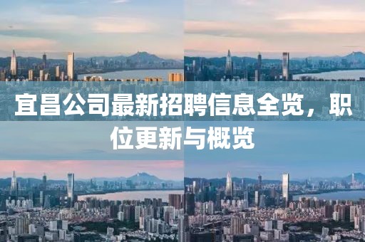 宜昌公司最新招聘信息全覽，職位更新與概覽