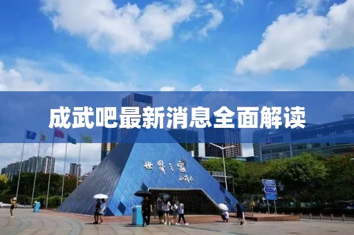 成武吧最新消息全面解讀