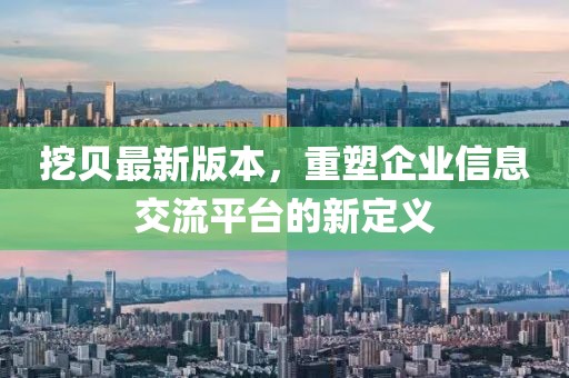 挖貝最新版本，重塑企業(yè)信息交流平臺(tái)的新定義