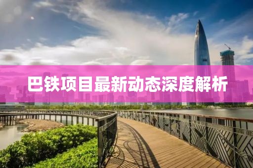 巴鐵項目最新動態(tài)深度解析