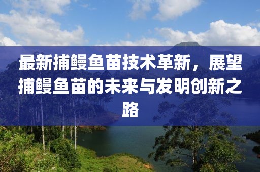 最新捕鰻魚(yú)苗技術(shù)革新，展望捕鰻魚(yú)苗的未來(lái)與發(fā)明創(chuàng)新之路