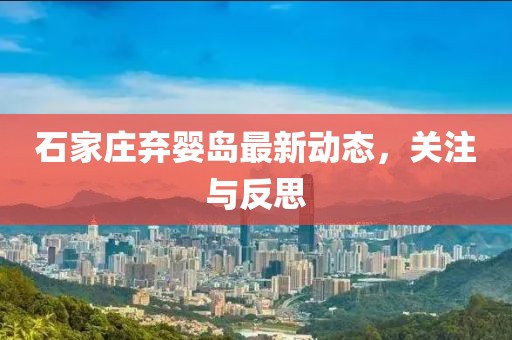石家莊棄嬰島最新動態(tài)，關(guān)注與反思