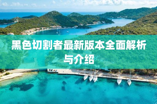 黑色切割者最新版本全面解析與介紹