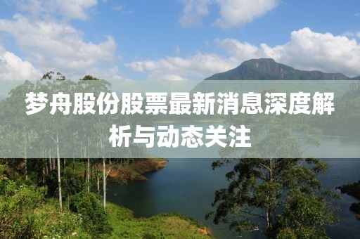 夢(mèng)舟股份股票最新消息深度解析與動(dòng)態(tài)關(guān)注