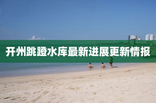 開州跳蹬水庫最新進展更新情報
