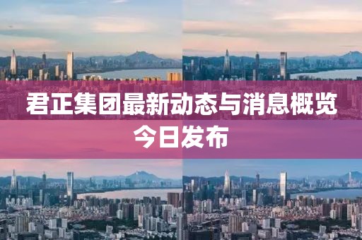 君正集團(tuán)最新動態(tài)與消息概覽今日發(fā)布
