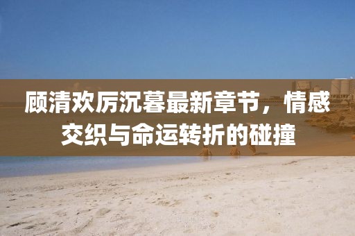 顧清歡厲沉暮最新章節(jié)，情感交織與命運轉(zhuǎn)折的碰撞