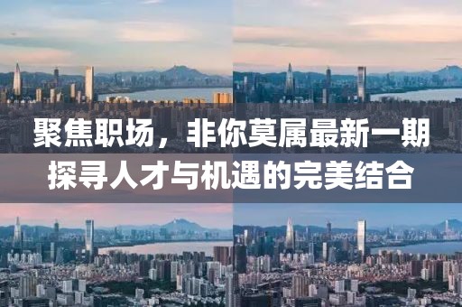 聚焦職場(chǎng)，非你莫屬最新一期探尋人才與機(jī)遇的完美結(jié)合