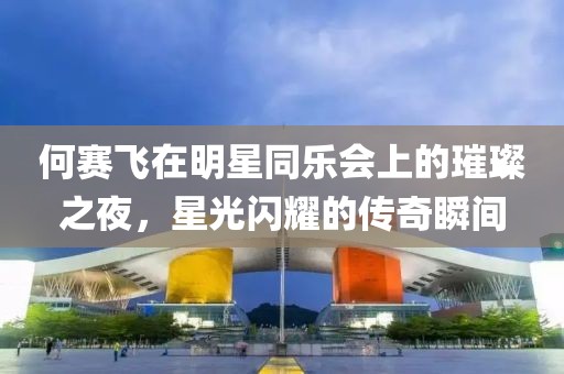 何賽飛在明星同樂(lè)會(huì)上的璀璨之夜，星光閃耀的傳奇瞬間