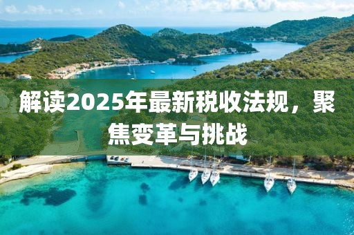 解讀2025年最新稅收法規(guī)，聚焦變革與挑戰(zhàn)