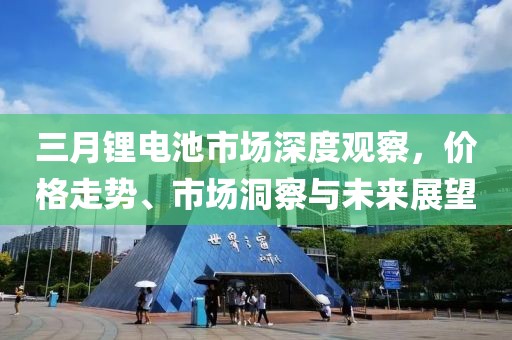 三月鋰電池市場(chǎng)深度觀察，價(jià)格走勢(shì)、市場(chǎng)洞察與未來展望