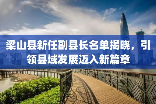 梁山縣新任副縣長名單揭曉，引領(lǐng)縣域發(fā)展邁入新篇章