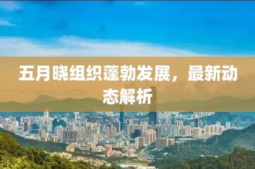 五月曉組織蓬勃發(fā)展，最新動態(tài)解析