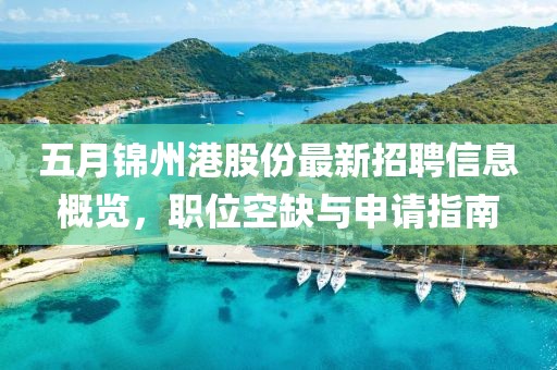 五月錦州港股份最新招聘信息概覽，職位空缺與申請指南