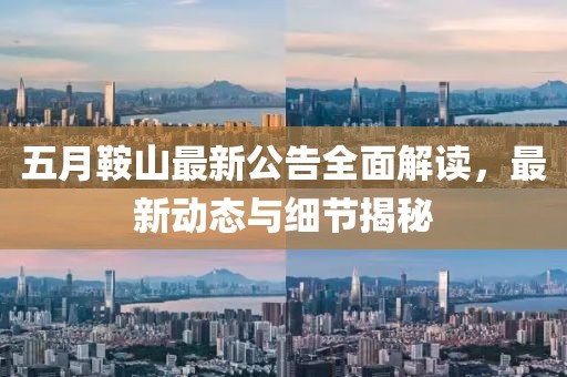 五月鞍山最新公告全面解讀，最新動態(tài)與細(xì)節(jié)揭秘