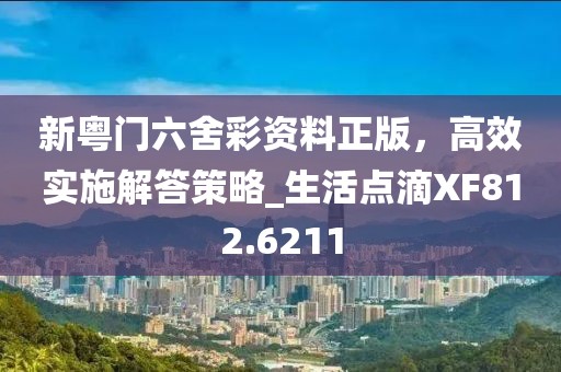 新粵門六舍彩資料正版，高效實(shí)施解答策略_生活點(diǎn)滴XF812.6211