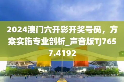 2024澳門六開彩開獎號碼，方案實施專業(yè)剖析_聲音版TJ7657.4192