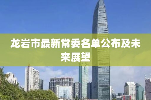龍巖市最新常委名單公布及未來(lái)展望