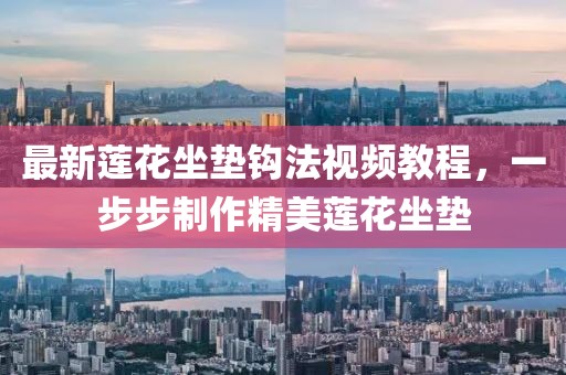 最新蓮花坐墊鉤法視頻教程，一步步制作精美蓮花坐墊