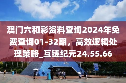 澳門六和彩資料查詢2024年免費查詢01-32期，高效邏輯處理策略_互鏈紀元24.55.66